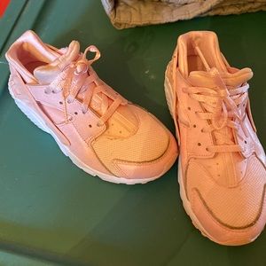 Pink Nike shoes size 1Y